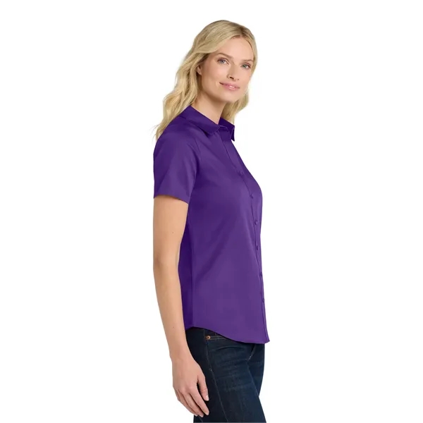 Port Authority Ladies Short Sleeve SuperPro React Twill S...... from ASI 84863 SanMar