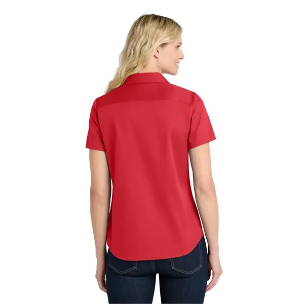 Port Authority Ladies Short Sleeve SuperPro React Twill S...... from ASI 84863 SanMar