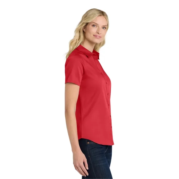 Port Authority Ladies Short Sleeve SuperPro React Twill S...... from ASI 84863 SanMar