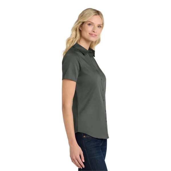 Port Authority Ladies Short Sleeve SuperPro React Twill S...... from ASI 84863 SanMar