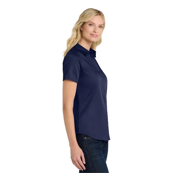 Port Authority Ladies Short Sleeve SuperPro React Twill S...... from ASI 84863 SanMar