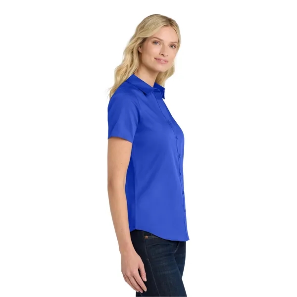 Port Authority Ladies Short Sleeve SuperPro React Twill S...... from ASI 84863 SanMar