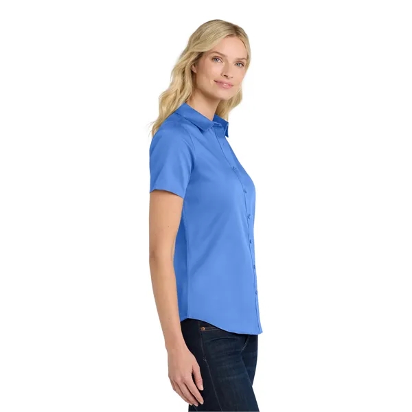 Port Authority Ladies Short Sleeve SuperPro React Twill S...... from ASI 84863 SanMar