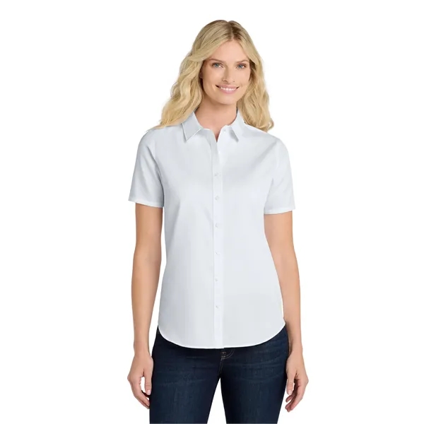 Port Authority Ladies Short Sleeve SuperPro React Twill S...... from ASI 84863 SanMar