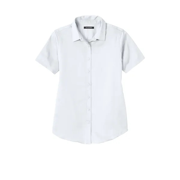 Port Authority Ladies Short Sleeve SuperPro React Twill S...... from ASI 84863 SanMar