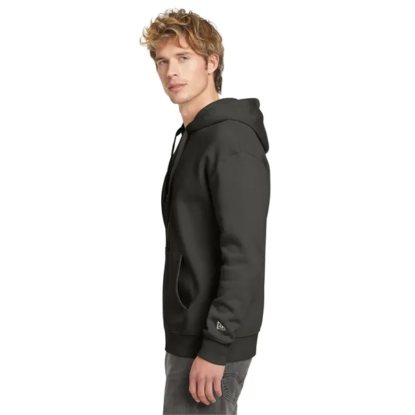 New Era Heritage Fleece Full-Zip Hoodie... from ASI 84863 SanMar