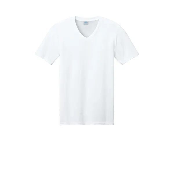 Port & Company Core Cotton V-Neck Tee.... from ASI 84863 SanMar