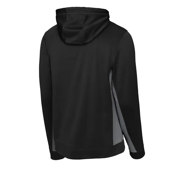 Sport-Tek Sport-Wick Fleece Colorblock Hooded Pullover.... from ASI 84863 SanMar