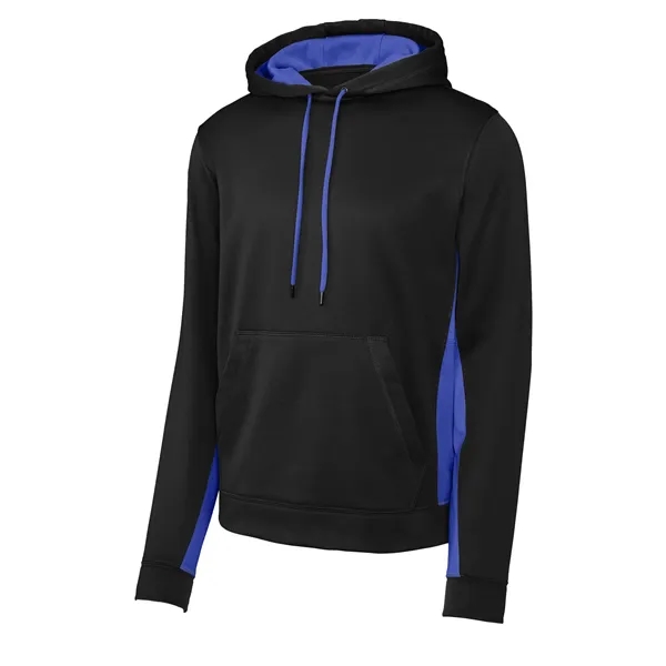 Sport-Tek Sport-Wick Fleece Colorblock Hooded Pullover.... from ASI 84863 SanMar
