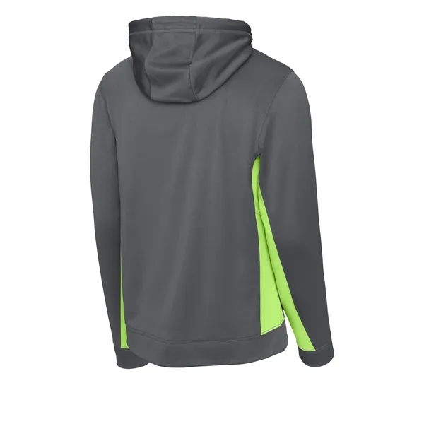 Sport-Tek Sport-Wick Fleece Colorblock Hooded Pullover.... from ASI 84863 SanMar