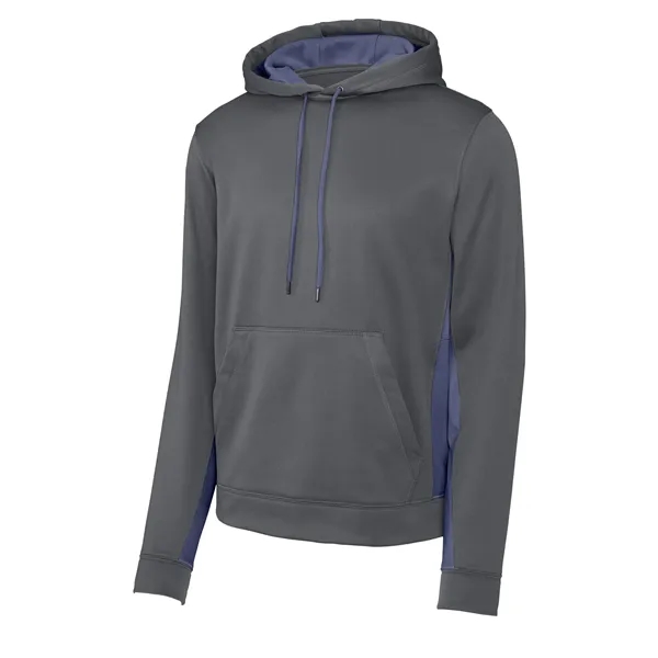 Sport-Tek Sport-Wick Fleece Colorblock Hooded Pullover.... from ASI 84863 SanMar