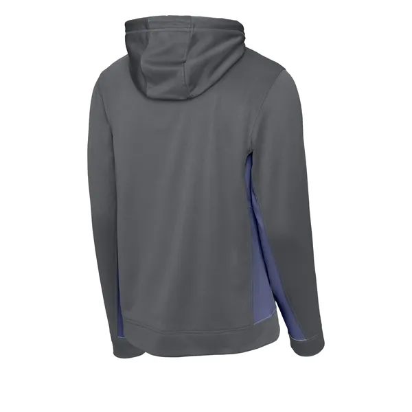 Sport-Tek Sport-Wick Fleece Colorblock Hooded Pullover.... from ASI 84863 SanMar