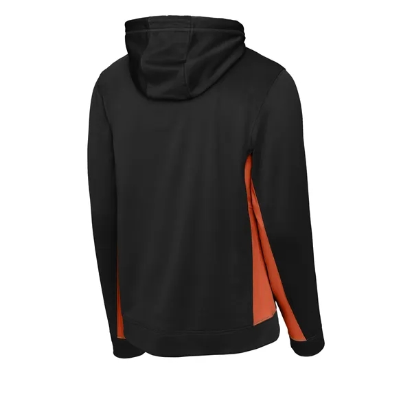 Sport-Tek Sport-Wick Fleece Colorblock Hooded Pullover.... from ASI 84863 SanMar