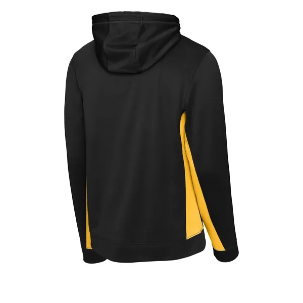 Sport-Tek Sport-Wick Fleece Colorblock Hooded Pullover.... from ASI 84863 SanMar