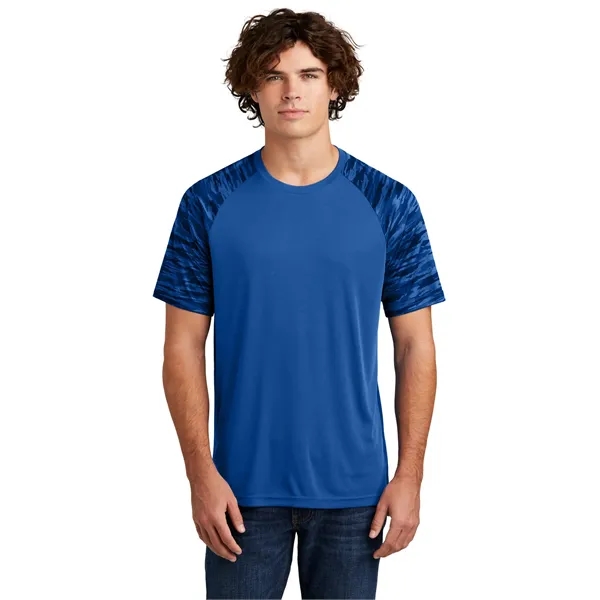 Sport-Tek Drift Camo Colorblock Tee... from ASI 84863 SanMar