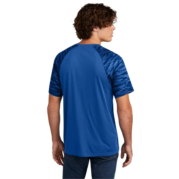 Sport-Tek Drift Camo Colorblock Tee... from ASI 84863 SanMar