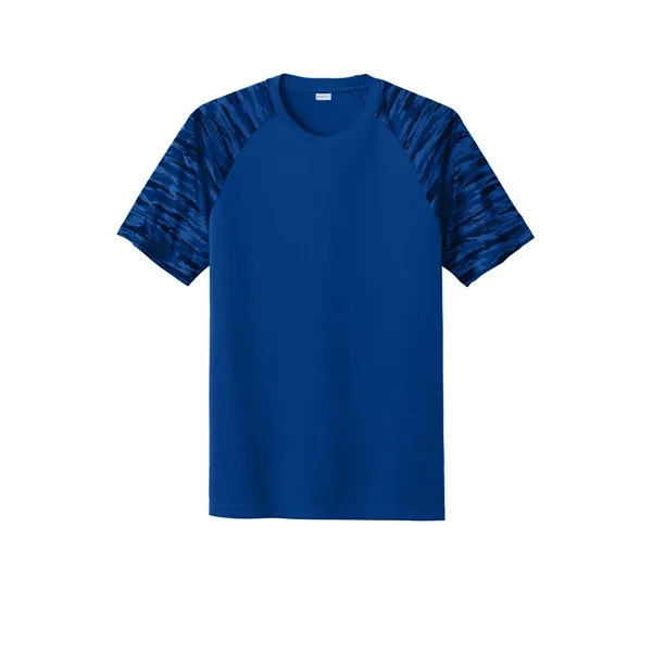 Sport-Tek Drift Camo Colorblock Tee... from ASI 84863 SanMar