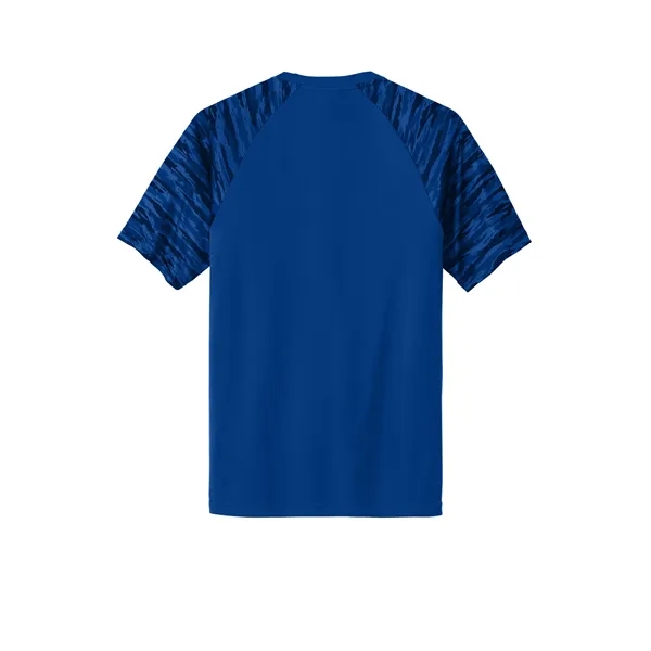 Sport-Tek Drift Camo Colorblock Tee... from ASI 84863 SanMar