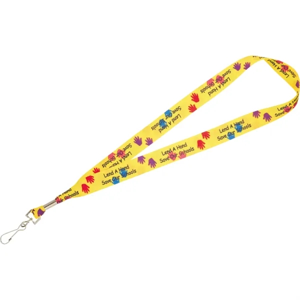 36" x 1" full color lanyard with hook.... from ASI 66887 PCNA / Bullet