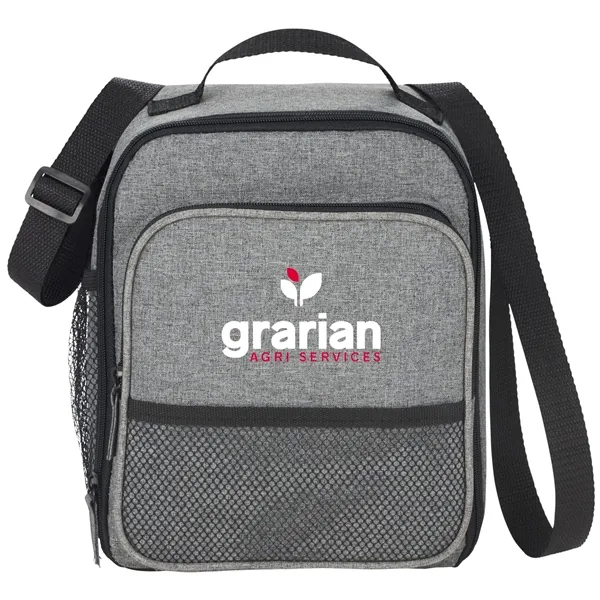 6-can lunch cooler with zippered main compartment, shoulder strap and grab... from ASI 66887 PCNA / Bullet