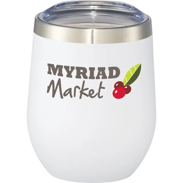 12 oz. double wall vacuum insulated stainless steel cup with lid.... from ASI 66887 PCNA / Leeds