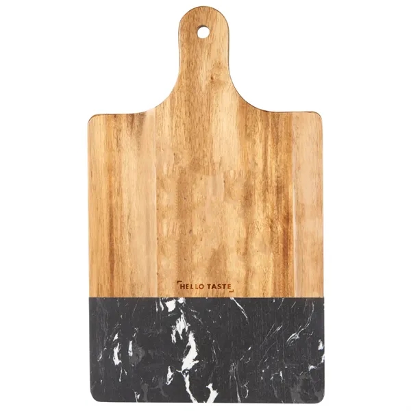 Black marble and acacia wood cutting board.... from ASI 66887 PCNA / Leeds