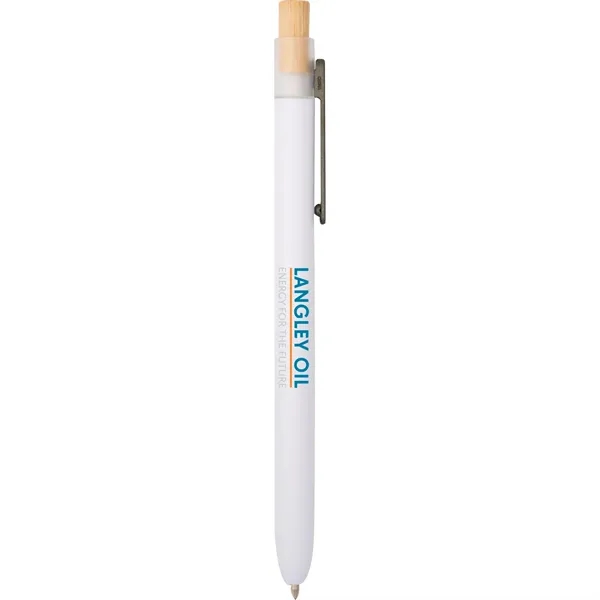 Click-action ballpoint pen with recycled ocean bound plastic barrel.... from ASI 66887 PCNA / Bullet
