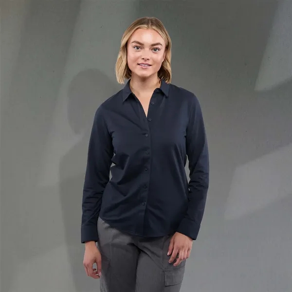 TATRA Eco Long Sleeve Knit Button Up Shirt-Women's... from ASI 66887 PCNA / Trimark