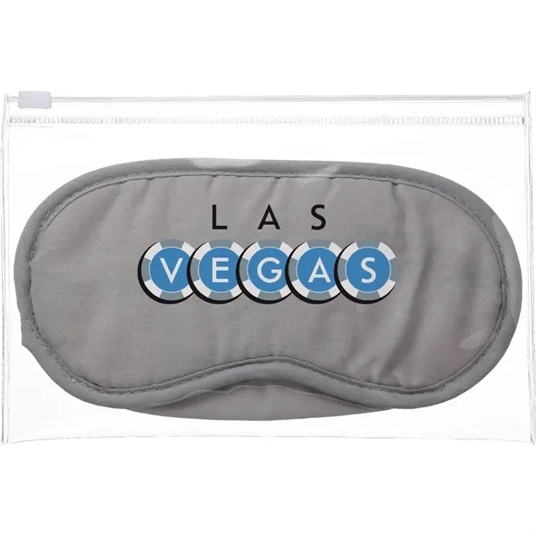 Comfort set with a zip-top resealable pouch, polyester eye mask and... from ASI 66887 PCNA / Bullet