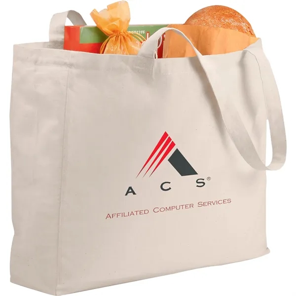 4.5" x 14" x 16" cotton canvas tote bag with 11"... from ASI 66887 PCNA / Leeds