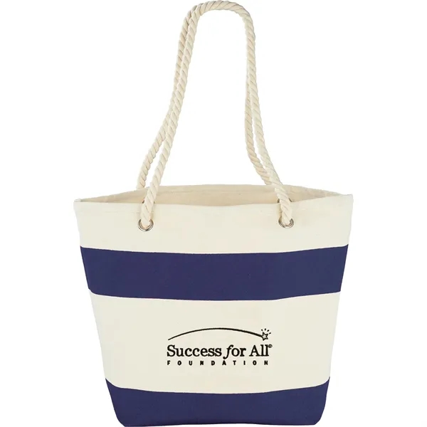 12 oz. cotton canvas boat tote with 10" handle drop height.... from ASI 66887 PCNA / Leeds