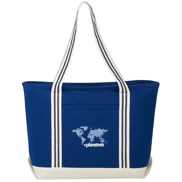 20 oz. cotton canvas boat tote with zipper closure.... from ASI 66887 PCNA / Leeds