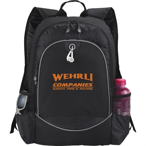 15" laptop backpack with zippered main compartment.... from ASI 66887 PCNA / Leed’s