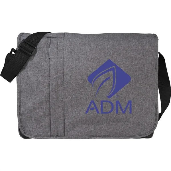Messenger bag with 15" padded laptop compartment.... from ASI 66887 PCNA / Bullet