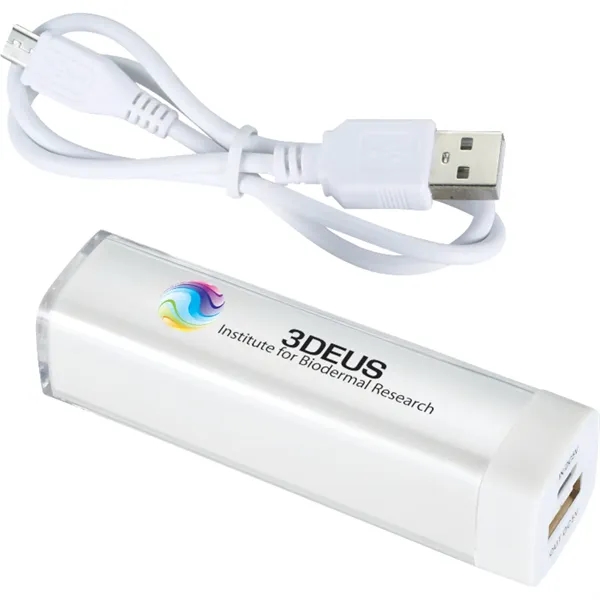 2200mAH power bank with a rechargeable lithium ion Grade A battery.... from ASI 66887 PCNA / Bullet