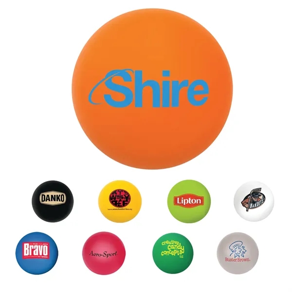 Round stress ball made of polyurethane.... from ASI 66887 PCNA / Bullet