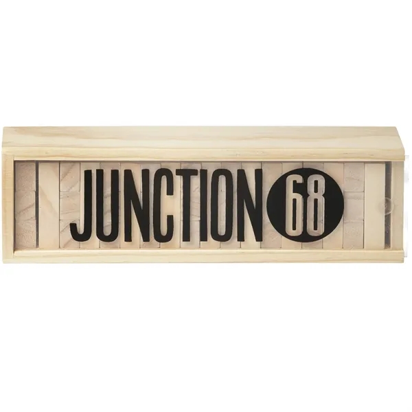 Wooden block stacking game.... from ASI 66887 PCNA / Leeds