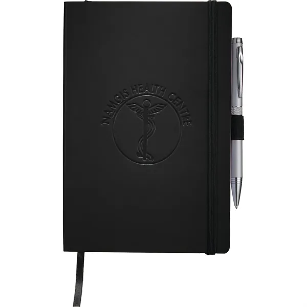 5.5" x 8.5" soft bound journal with elastic closure, ribbon page... from ASI 66887 PCNA / Leeds
