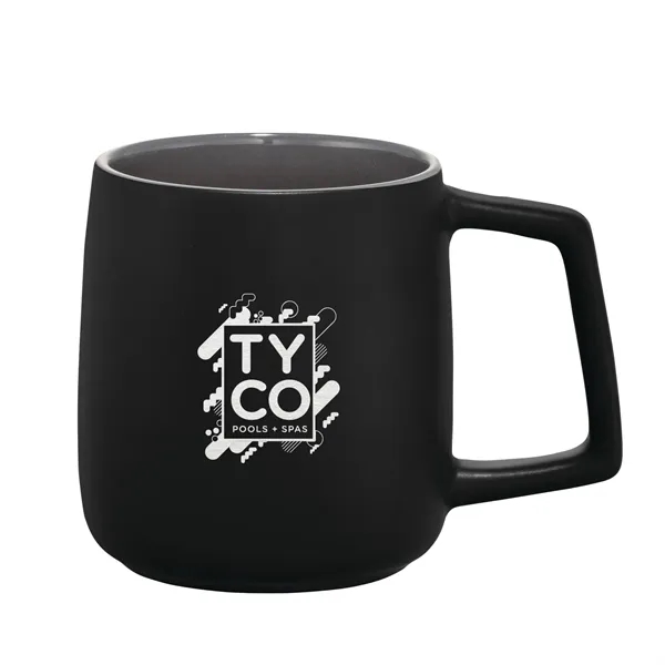 14 oz. ceramic mug with matte outer wall and high-gloss inner... from ASI 66887 PCNA / Leeds