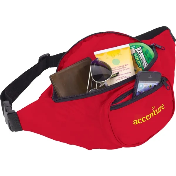 Deluxe fanny pack with multiple pockets and a 47" adjustable waist... from ASI 66887 PCNA / Bullet