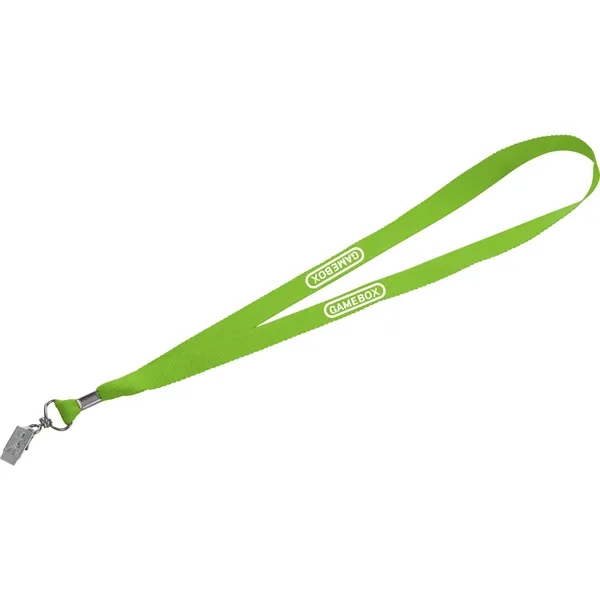 17.5" x 0.75" lanyard with swivel bulldog clip.... from ASI 66887 PCNA / Bullet