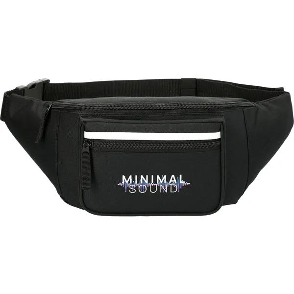 Fanny pack with zippered main compartment, zippered pocket and extends up... from ASI 66887 PCNA / Leeds