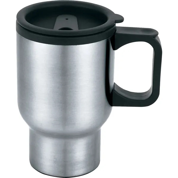 16 oz. double wall insulated travel mug with push-on lid and... from ASI 66887 PCNA / Bullet