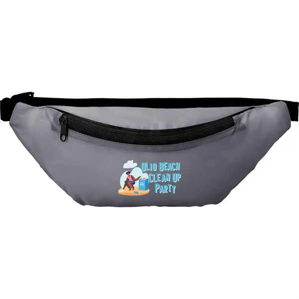 rPET fanny pack with zippered main compartment and adjustable waist strap... from ASI 66887 PCNA / Bullet