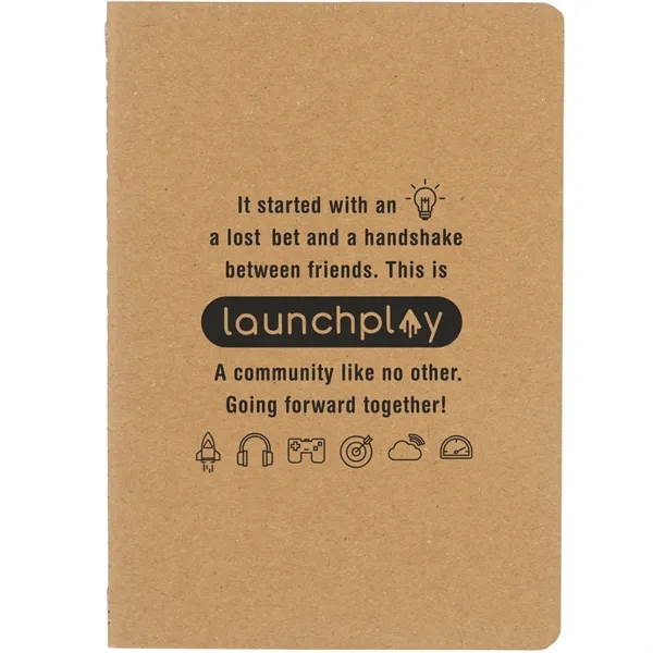 5" x 7" recycled pocket notebook with 30 ruled sheets of... from ASI 66887 PCNA / Bullet