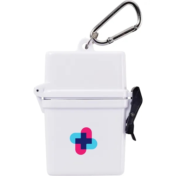 8 piece first aid kit in a flip-top waterproof container with... from ASI 66887 PCNA / Bullet