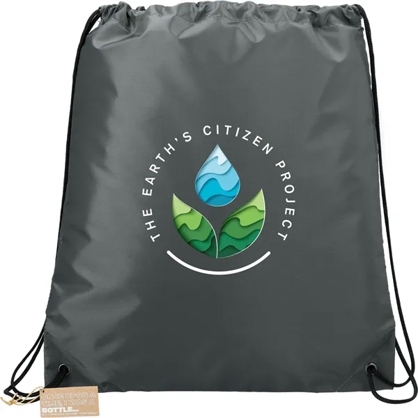 16.5" x 14.25" drawstring bag made of 100% recycled polyester.... from ASI 66887 PCNA / Bullet