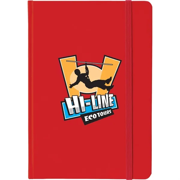 5" x 7" notebook with 80 white ruled pages, elastic closure... from ASI 66887 PCNA / Bullet