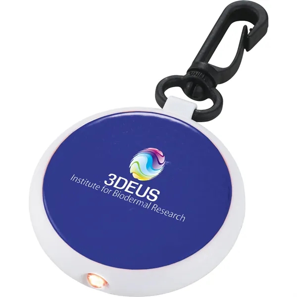 Round reflector light with LEDs and keychain attachment.... from ASI 66887 PCNA / Bullet