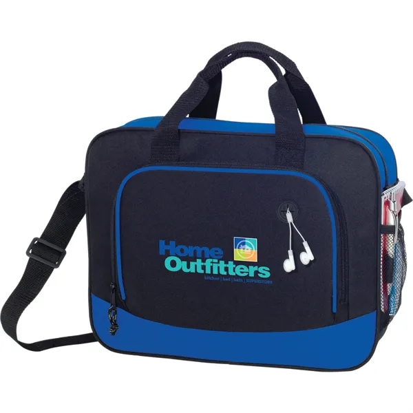 Business briefcase with double 16" reinforced top carry handles.... from ASI 66887 PCNA / Bullet